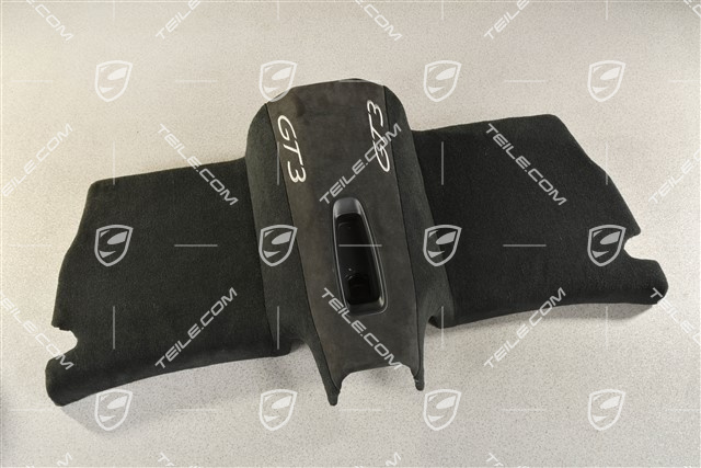 GT3RS Clubsport, Seat well cover, Black / Silver