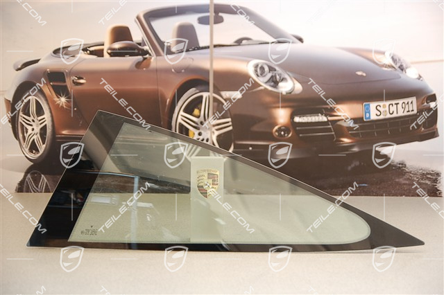 Rear quarter glass, Targa, L