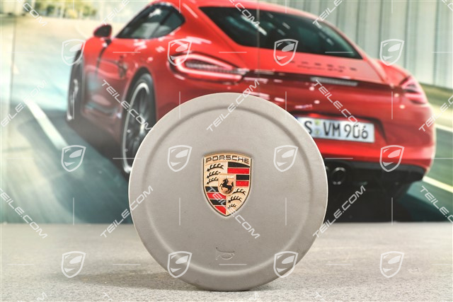 Airbag, leather, platinum grey