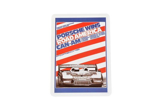 Porsche Museum Blechkarte CanAm 917/30 10 cm x 15 cm