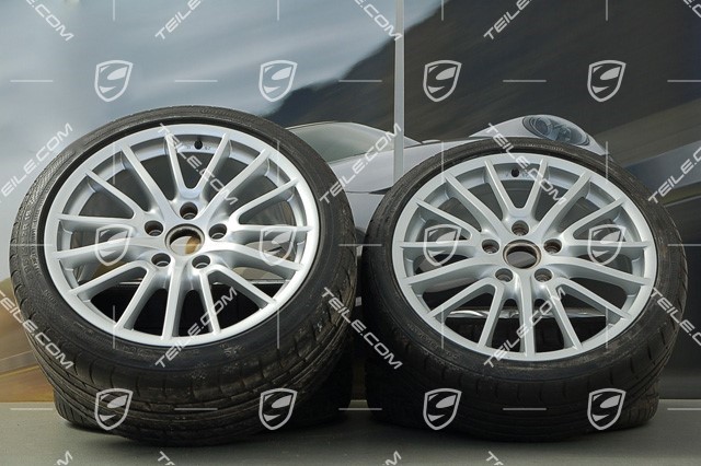 19" Sommerräder Satz SportDesign, 8J x 19 ET57 + 11J x 19 ET67 + NEUE Sommerreifen 235/35 R19 + 295/30 R19, für den C2/C2S (Heckantrieb), mit RDK-Sensoren 19" Sommerräder Satz SportDesign, 8J x 19 ET57 + 11J x 19 ET67 + NEUE Sommerreifen 235/35 R19 + 295/30 R19, für den C2/C2S (Heckantrieb), mit RDK-Sensoren