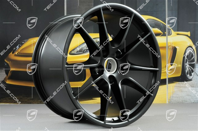 20" Felge Carrera S III, 11J x 20 ET52, Schwarz-Seidenmatt