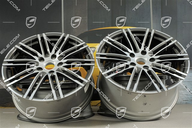 20-inch wheel rim set Turbo III, 8,5J x 20 ET57 + 10J x 20 ET50