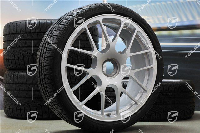 19-inch winter wheel set, RS Spyder, central locking, wheels: 8,5J x 19 ET56 + 11J x 19 ET51 + NEW Pirelli winter tyres: 235/35 R19 + 295/30, with TPM