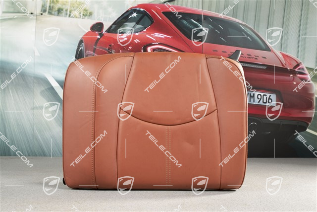 Back seat backrest, Cabrio, Leather, Terracotta, L