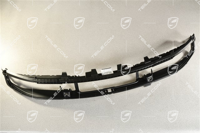 Grille, Center, Real Top View, Matt black