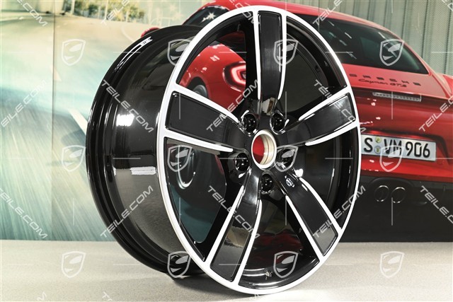 20" Felga Carrera Sport, 8,5J x 20 ET49, czarny wysoki połysk