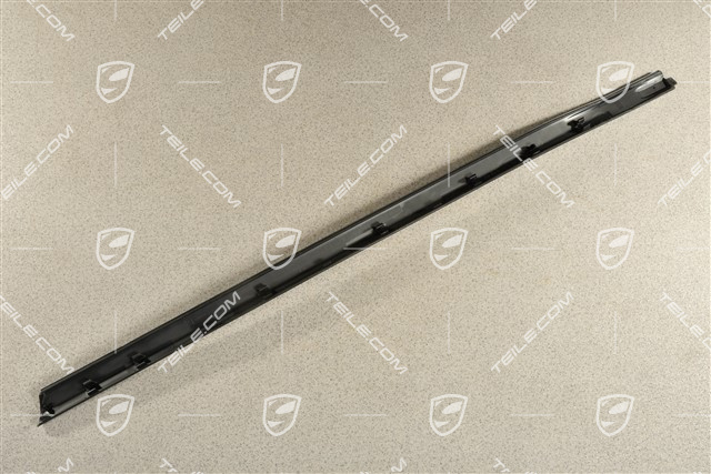 Sill trim, front, outer, satin black, L