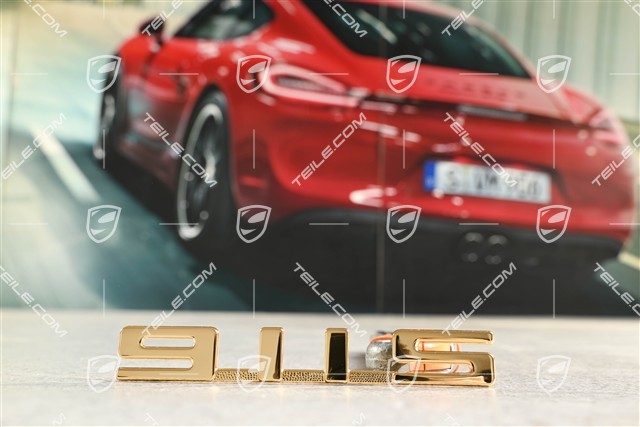 Emblem / Logo "911S", gold