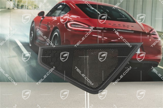 Tieftonlautsprecher Blende, Hinten, Schwarz, L