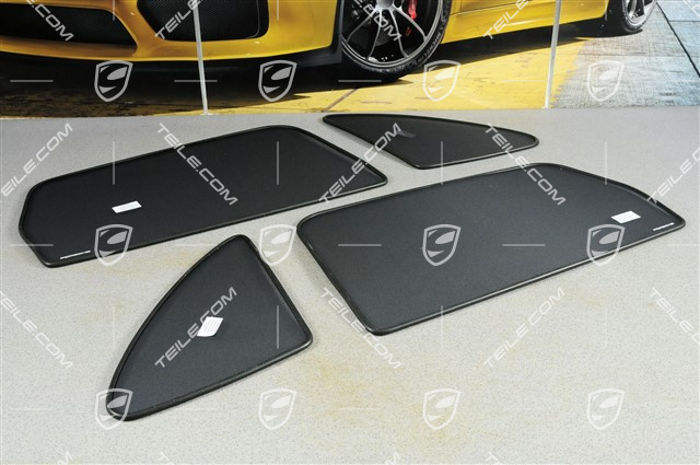 Protective grille, rear window, set (4 sun visors) Protective grille, rear window, set (4 sun visors)