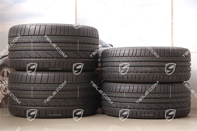 19-inch Turbo II summer wheel set, wheels 8Jx19 ET57+11J x 19 ET 51+summer tyres 235/35 ZR 19+305/30 ZR 19, withoutTPMS
