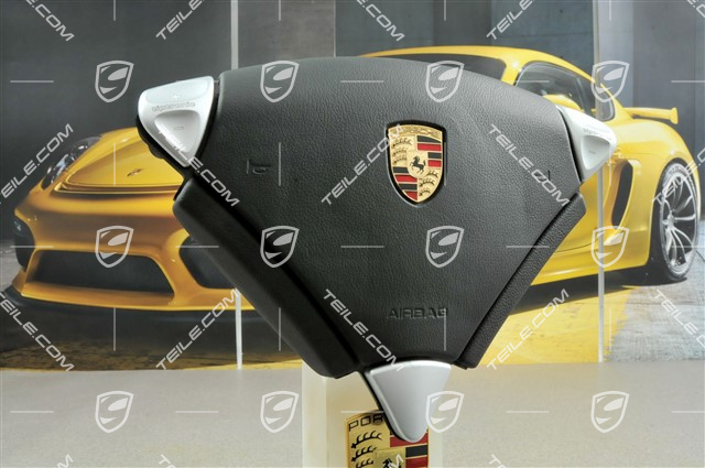 Airbag, Leder, Schwarz Airbag, Leder, Schwarz
