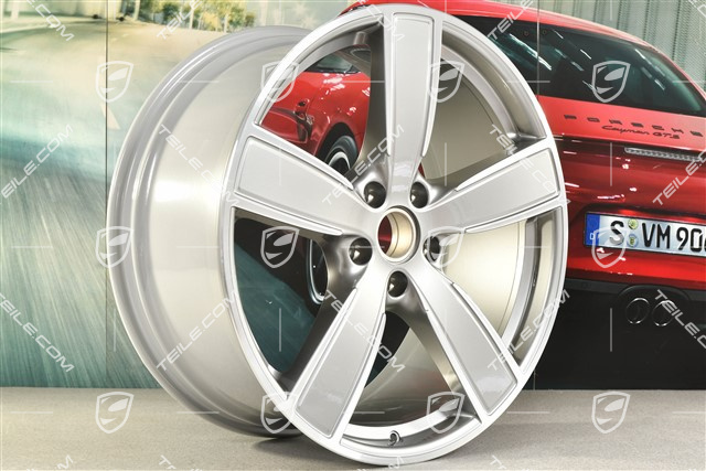 22-inch wheel rim, Sport Classic, 10J x 22 ET48, Platinum Silver