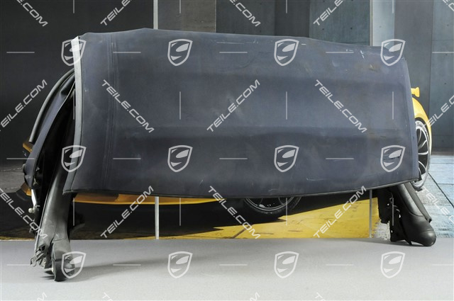 Dach Cabrio, kompletny, granatowy, uszk. płótno Dach Cabrio, kompletny, granatowy, uszk. płótno