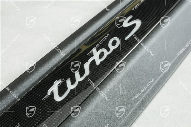 Einstiegleiste, CARBON, Turbo S, Beleuchtet, Satz L+R