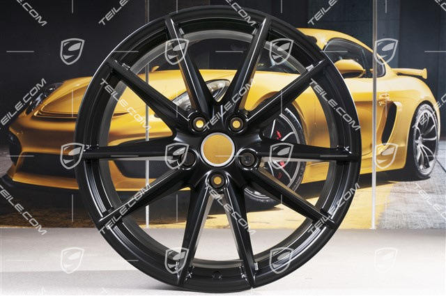 21" Felga Carrera S, 11J x 21 ET66, czarny satynowy mat