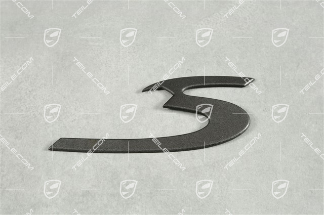 "S" logo, grey, 4S "S" logo, grey, 4S