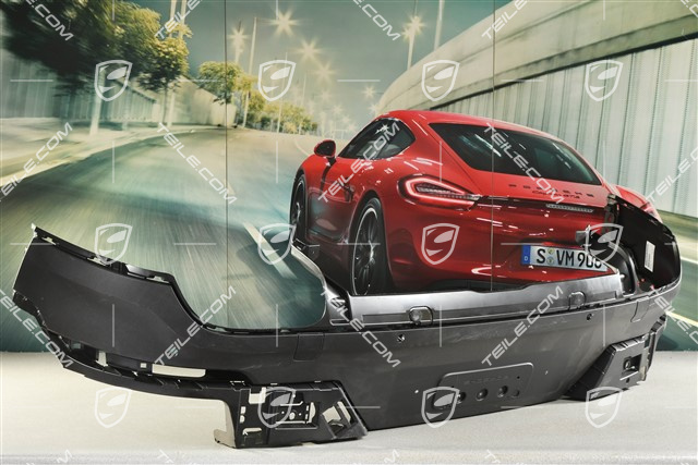 Coupe, Rear bumper lower cover, Satin black