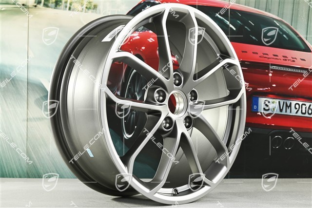20" Felga SPYDER, 8,5J x 20 ET57, platinum satynowy półmat