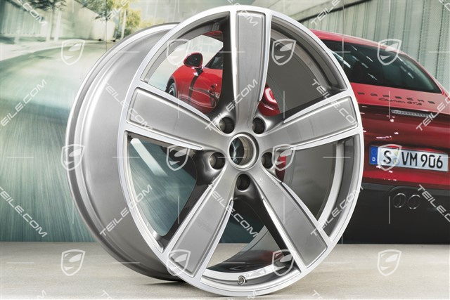 22-inch wheel rim, Sport Classic, 10J x 22 ET48, Platinum Silver