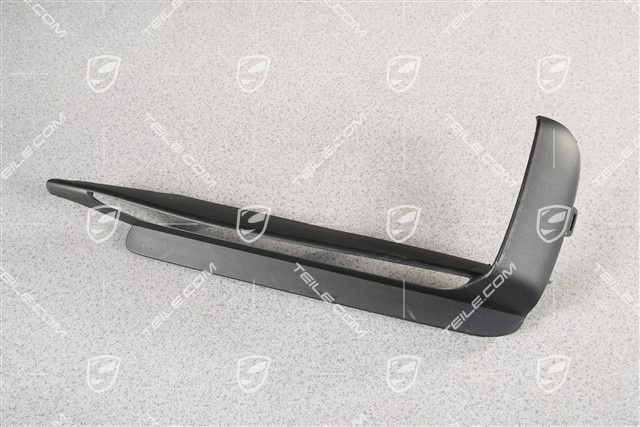 Disc / cover, retaining frame, Upper, Black matte, R