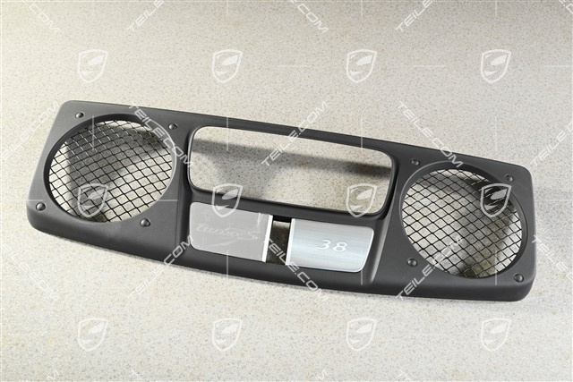 Engine compartment cover, Black, Turbo S 3,8