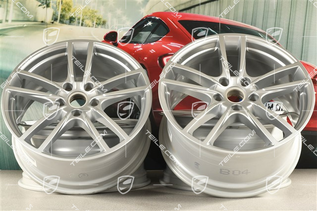 20-inch Cayenne Sport COUPE Design wheel rim set, 10,5J x 20 ET55 + 9J x 20 ET50