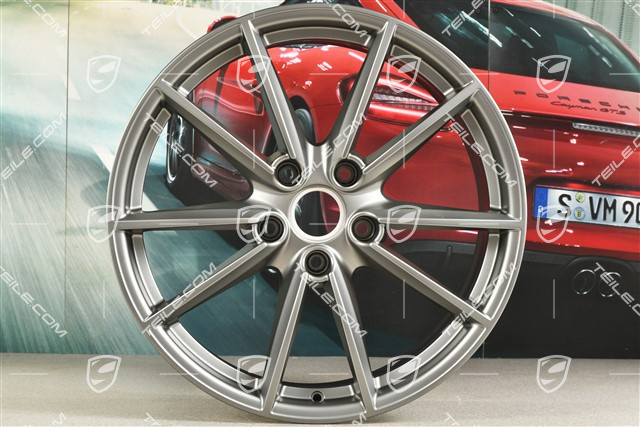 20" Felga Carrera S, 8,5J x 20 ET53, platinum satynowy półmat