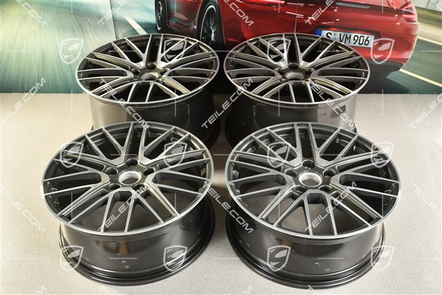 20+21-inch wheel rim set Turbo V, rims: front 9J x 20 ET41 + rear 11,J x 21 ET67