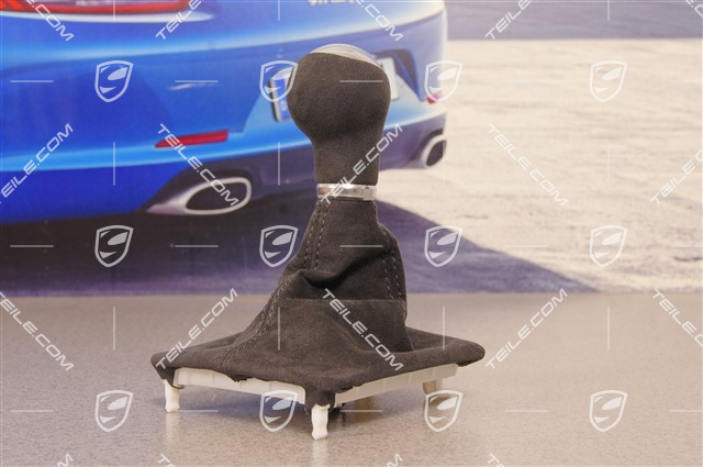 Shift lever / gearshift knob, Alcantara, 6-speed manual transmission