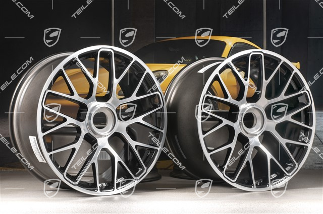 20-inch Turbo S wheel set, central lock, 9J x 20 ET51 + 11,5J x 20 ET56