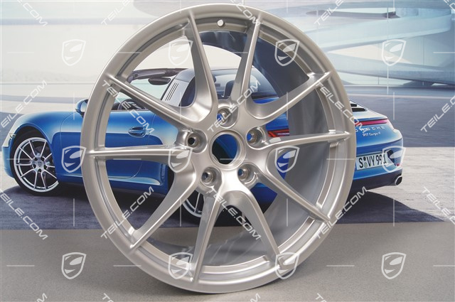 20" Felgensatz, Carrera S III, 8J x 20 ET57 + 9,5J x 20 ET45, Brilliantchromlack