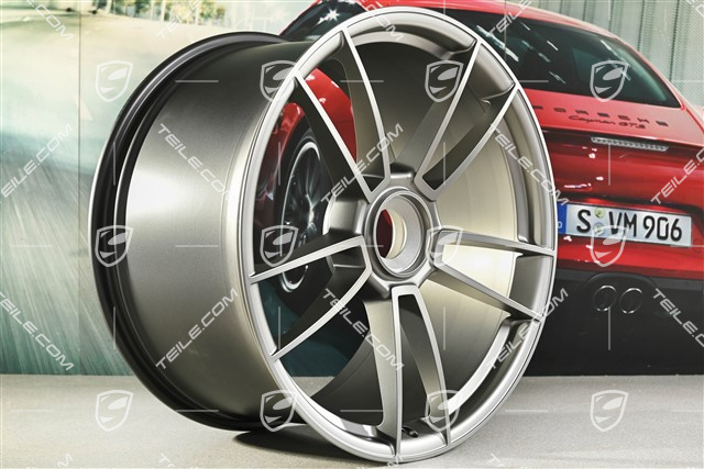 21" Felga Turbo S, 11,5J x 21 ET67, Platinum satynowy mat