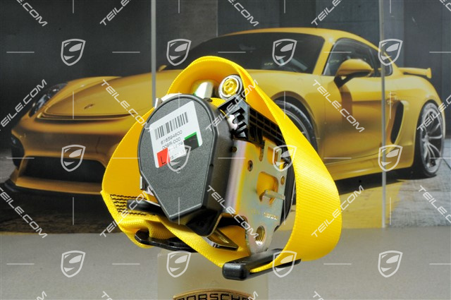 Sicherheitsgurt, Racinggelb, cabrio, vorn, L Sicherheitsgurt, Racinggelb, cabrio, vorn, L