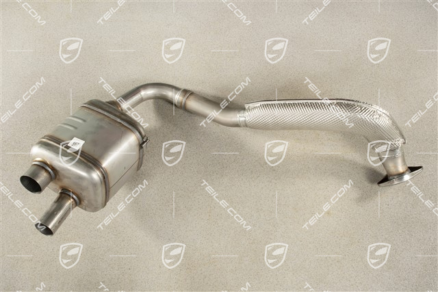 Sport exhaust muffler, L
