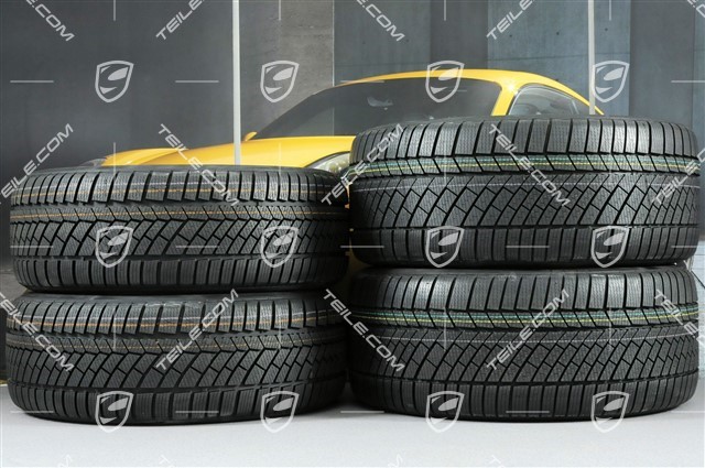 19" winter wheel set "Cayman S", rims 8J x 19 ET57 + 9,5J x 19 ET45 + NEW winter tyres Continental WinterContact TS 830P 235/40 R19 + 265/40 R19, with TPMS