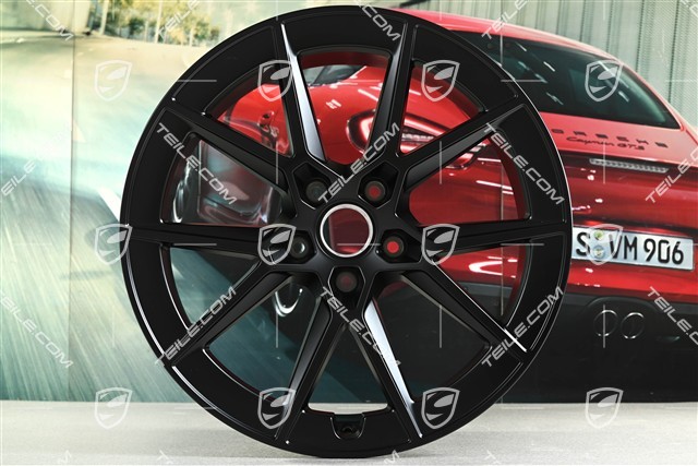 21" Felga Carrera S, 11,5J x 21 ET79, czarny satynowy półmat