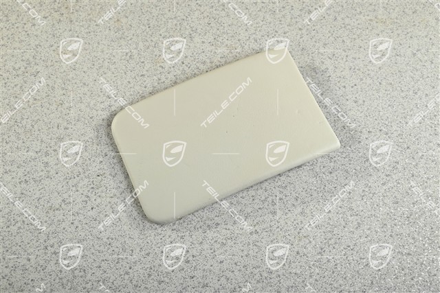 Cover Ashtray, Leatherette, classic grey