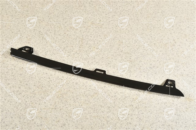 Front bumper disc / trim centre, Black gloss, L