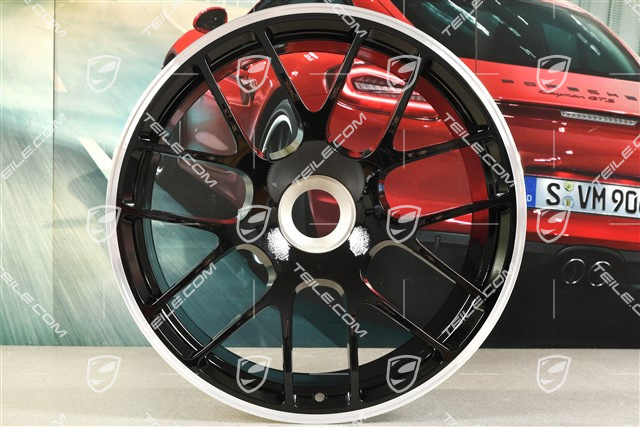 19" Felge RS SPYDER / Turbo Facelift, Zentralverschluss, Sondermodell 911 Carrera GTS, 11J x 19 ET51, schwarz