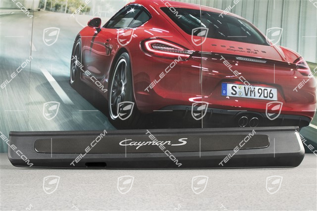Blenden/Einstiegleisten, ohne Beleuchtung, Carbon, "Cayman S", Satz, L+R