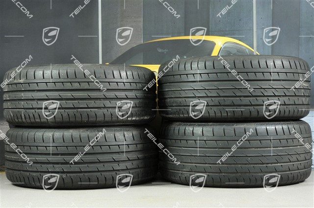 18" Panamera S Sommerräder Satz, Felgen 8J x 18 ET59 + 9J x 18 ET53 + NEUE Continental  Sommerreifen 245/50 R18 + 275/45 R18