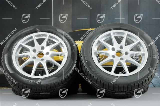 18-inch Panamera S winter wheel set, 8J x 18 ET 59 + 9J x 18 ET 53 + tyres 245/50 R18 + 275/45 R18