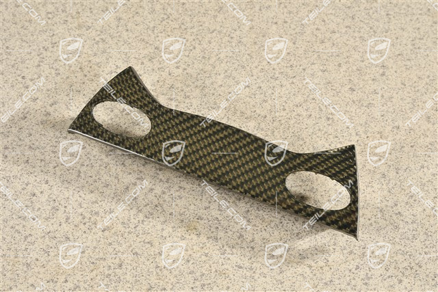 Console switch trim, 2-holes, Carbon