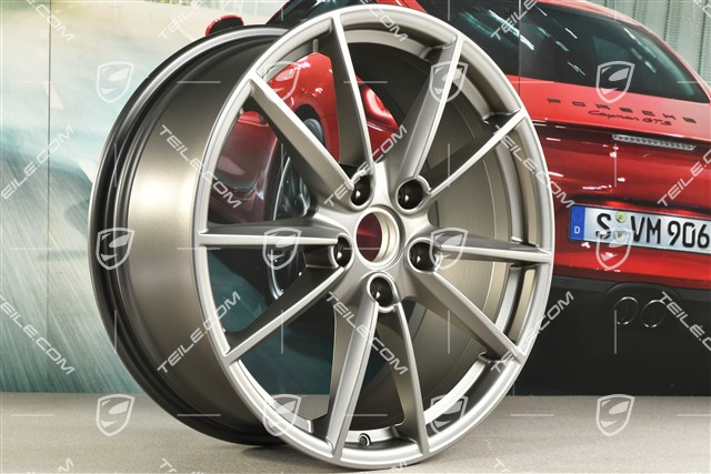 20" Felga Carrera S, 8,5J x 20 ET53, platinum satynowy półmat