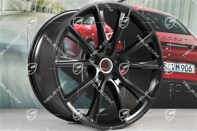 22-inch wheel rim, 11,5J x 22 ET61, in blacksatin-mat