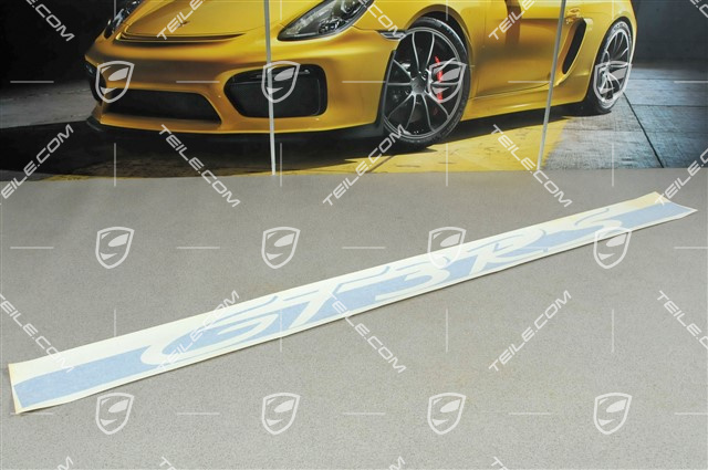 Dekorfolie seitlich, GT3RS, Rivierablau Dekorfolie seitlich, GT3RS, Rivierablau