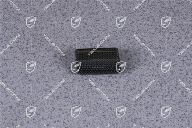 Dashboard / cup holder trim moulding, LHD, Carbon fiber, L