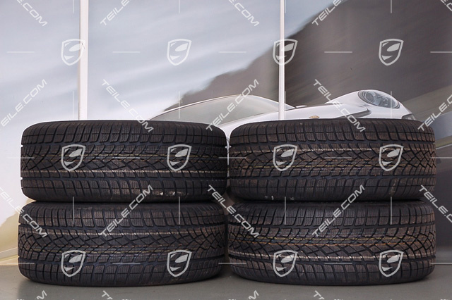 19" Koła zimowe Cayenne Design II, 4x felgi 8,5 J x 19 ET 59 + 4x opony zimowe Dunlop 265/50 R 19 110V XL M+S, bez czujników ciśnienia RDK